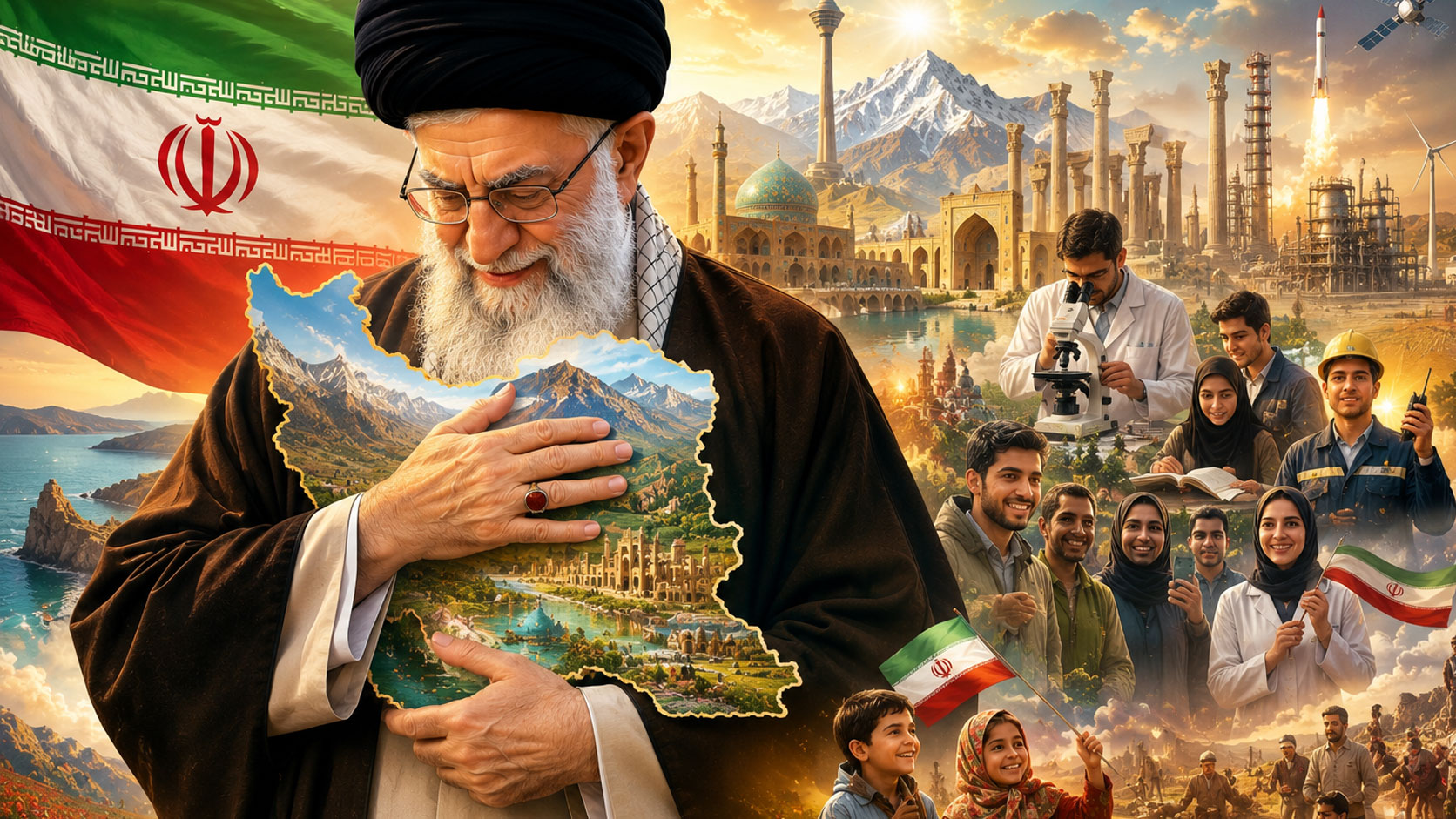 موشن گرافیک | آیت الله خامنه‌ای؛ ایرانی ترین رهبر