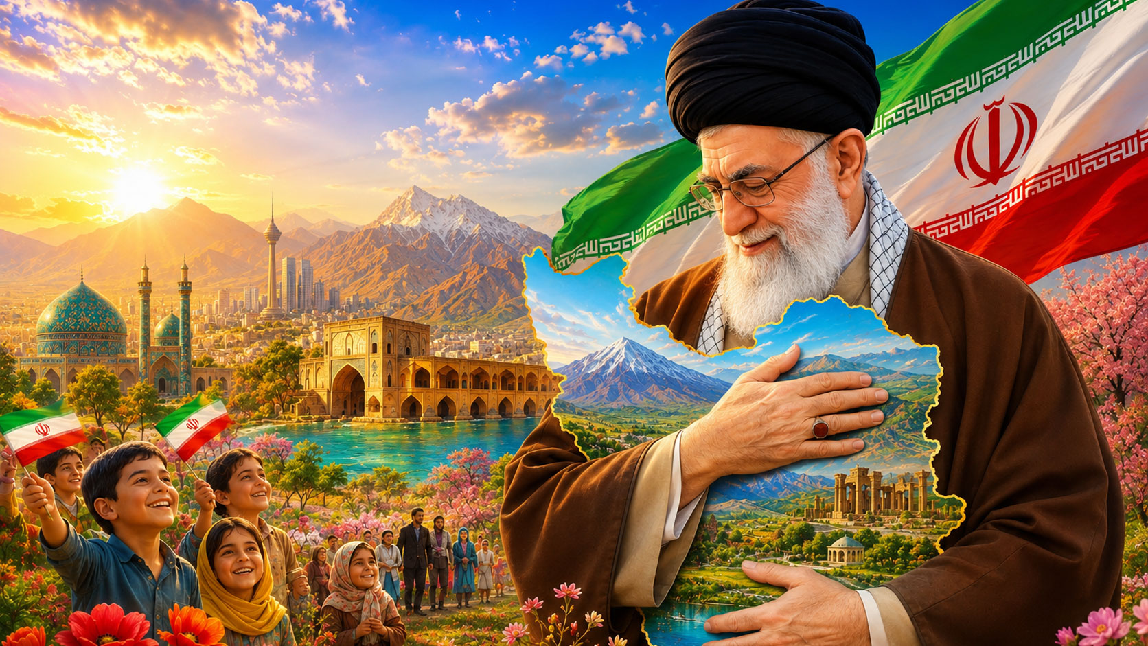 موشن گرافیک | ایران‌دوست ترین رهبر ایران